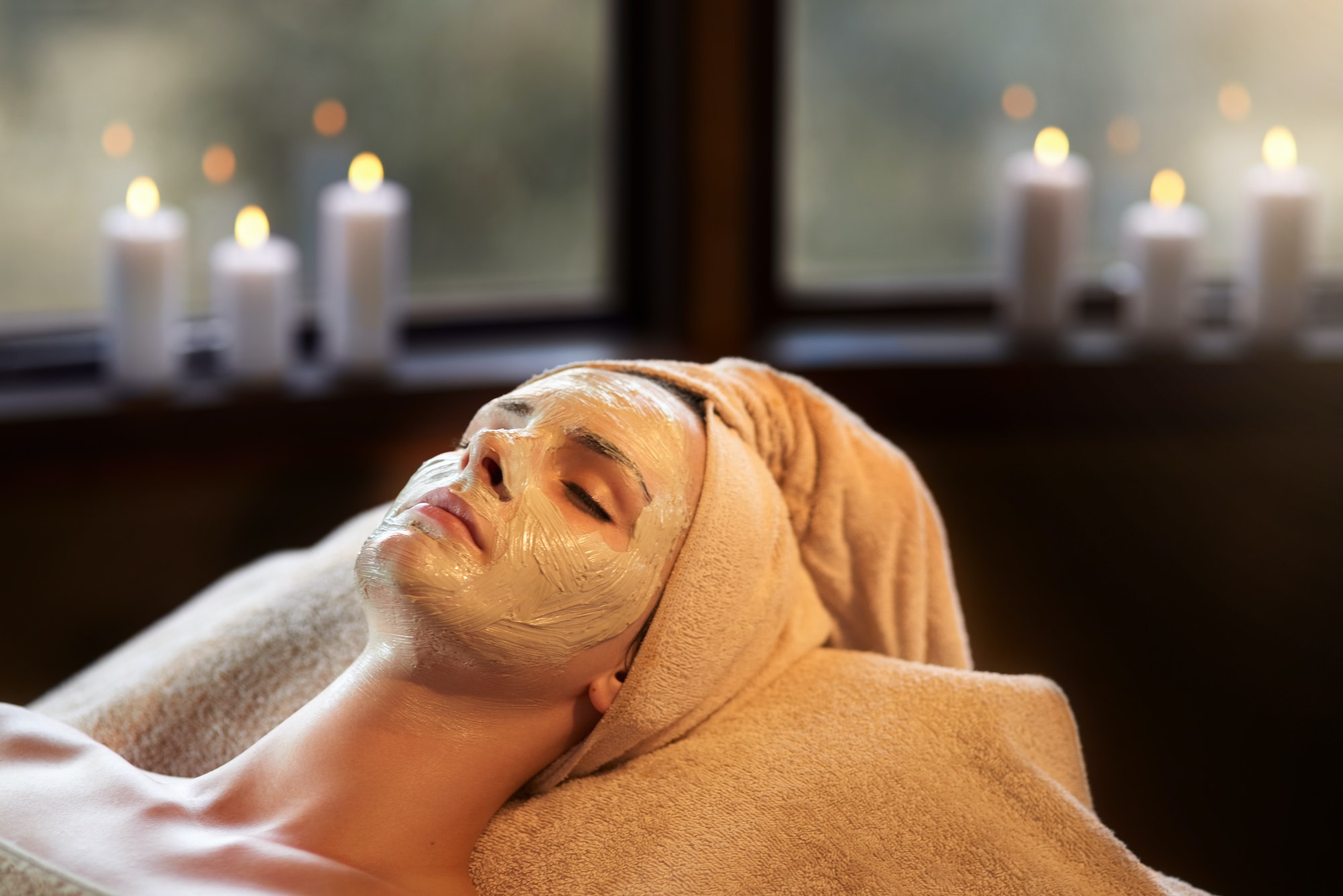 Healthy skin is beautiful skin. Shot of a young woman receiving a beauty treatment in a spa.